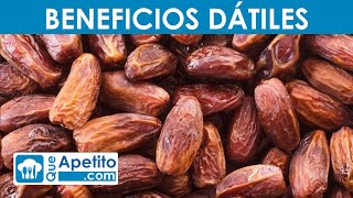 8 Propiedades y Beneficios de los Dátiles  QueApetito [upl. by Yor14]