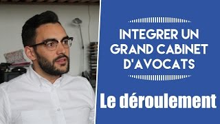 Intégrer un grand cabinet davocats  le recrutement [upl. by Eira]