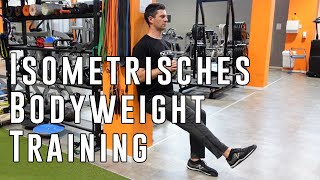 Isometrisches Training mit dem eigenen Körpergewicht  Homeworkout [upl. by Eupheemia]