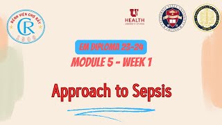 EM Diploma 2324 Module 5  Week 1 Approach to sepsis [upl. by Kersten636]