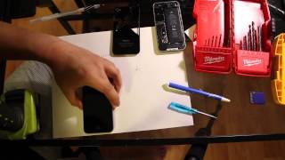 How to Drill Out iPhone Pentalobe Screw stripped stuck screws iPhone 7 7s 6 6s 5s 5 [upl. by Llieno]