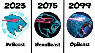 MrBeast Logo Evolution  2012  2100 [upl. by Aivart]