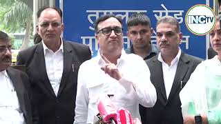 Congress party media byte by Shri Ajay Maken in New Delhi [upl. by Arahsat370]