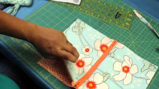 How to Make a Zipper Wristlet or Makeup Cosmetic Bag Pouch [upl. by Grimonia211]