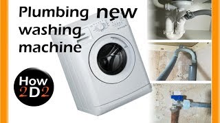 How to Install a Washing Machine  The Home Depot [upl. by Gittel]