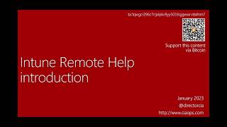 Intune Remote Help introduction [upl. by Eiramanit817]