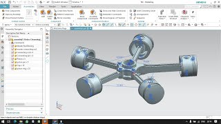 Assembly of Radial Engine in NX [upl. by Paik183]