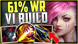 How to Play VI JUNGLE 61 WR BUILD  Vi Jungle Gameplay Guide Season 14  League of Legends [upl. by Etteneg310]