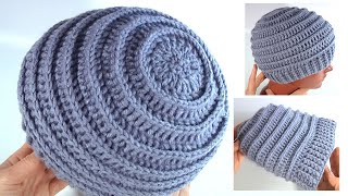 Cute Crochet Hat to Keep Your Warm This WinterFast and Easy [upl. by Jankell]