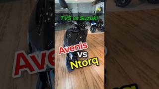 Suzuki Avenis vs Tvs Ntorq comparison shorts [upl. by Sackville304]