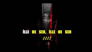 Azer Bülbül  İlle De Sen  Karaoke  Md Altyapı  Cover  Lyrics  HQ [upl. by Kelly]