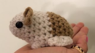 Tutorial on How to Crochet an Amigurumi Baby Guinea Pig [upl. by Llehcam645]