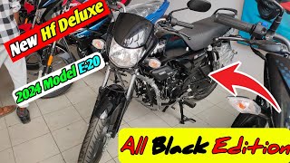 The All New Hf Deluxe 2024 Model E20 Black Edition  Full Review Pricemileage Top Speed amp More ❤️ [upl. by Eilojne]