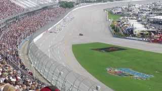 First lap of the Aarons 499 at Talladega May 5 2013 [upl. by Nilcaj]