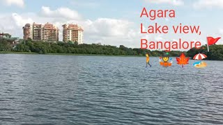 Agara Lake View HSR Layout Bangalore 🚩♥️🍁🚶🏡TheWalkersPOV [upl. by Letnuahc]