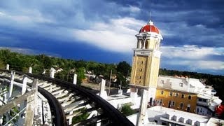 Cyclone front seat onride HD POV Lakeside Amusement Park [upl. by Halihs]