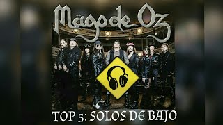 Top 5 Solos de Bajo  Mägo de Oz  Märtin Música [upl. by Nelloc523]