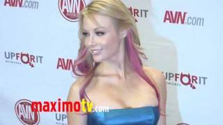 Kayden Kross 2012 AVN Awards Red Carpet Fashion in Las Vegas [upl. by Adnarim]