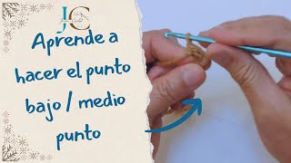 Aprende a hacer el punto bajo medio punto [upl. by Rexana118]