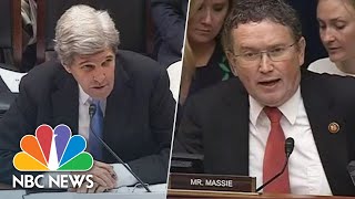 ‘Are You Serious’ John Kerry Clashes With Massie Over Climate Change  NBC News [upl. by Wexler]