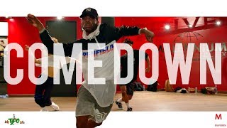 Anderson Paak  Come Down  Choreography with Mykell Wilson [upl. by Azenav]