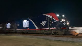 First Charger Led Amtrak Auto Train [upl. by Redienhcs]