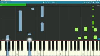 Lucifer knockin on heavens door  full version pianoTutorial  Synthesia [upl. by Martelli734]