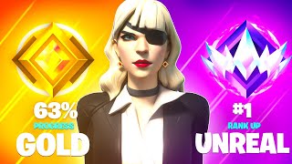 Gold To Unreal Solo Vs Duos Speedrun Fortnite Ranked [upl. by Anwahsad53]