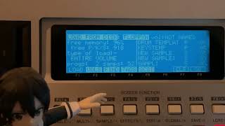 Akai 3200xl creating drum programs [upl. by Bough]