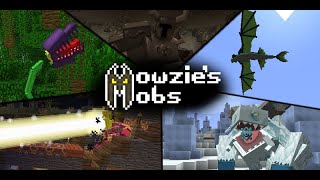 Minecraft PEBE  UNOFFICIAL Mowzies Mobs RELEASED  Final Addon test [upl. by Bev]