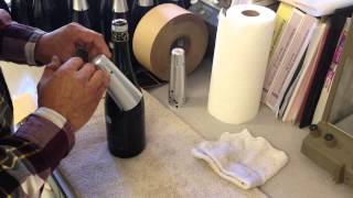 Instructional video  the finish packaging of sparkling wine [upl. by Etnemelc772]