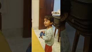 Madhu vibing with vellaram kannulla velli moonga song babygirl cutebaby kerala dancing video [upl. by Ilysa]