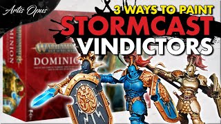 How to Paint VINDICTORS  3 ways  Dominion Stormcast [upl. by Amaris]