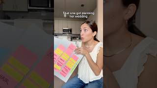 Wedding Planning as a Type A Bride 😂💍 bridetobe weddingplanning funnywedding [upl. by Julienne]