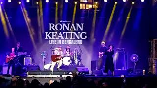 No matter what  Ronan Keating Live in Bangalore 2023  India Tour  Boyzone [upl. by Rabelais]