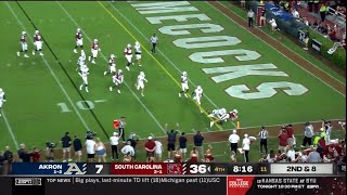 2024 USC vs Akron  Connor Cox 9 Yd Touchdown Reception [upl. by Aisyram]