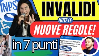 INVALIDI👉 Tutte le novitá 2024 ✅in 7 punti spiegati facili per tutti📣 [upl. by Yun]