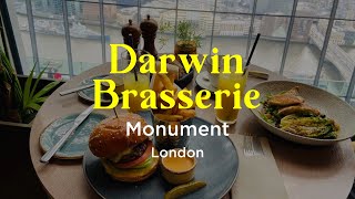 Darwin Brasserie  Monument London UK Brunch  Food Tour [upl. by Nadda]