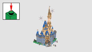 LEGO Disney 43222 Disney Castle  building instructions [upl. by Wonacott]