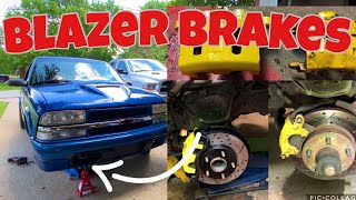 Basic and Cheap S10 Brake Upgrade  My Ls Swap S10 Suspension and Tire Setup [upl. by Ttoile454]