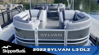 2022 Sylvan L3 DLZ Pontoon Tour SkipperBuds [upl. by Assiran]