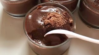 بودينغ الشكولاطة🍫 تحلية سريعة تحضريها في 5دقائق مقاديرها بسيطة مذاقها روعة👍👍Pouding au chocolat [upl. by Annoik]