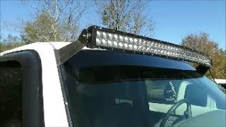 led light bar roof mount brackets build easy and no [upl. by Aizat]