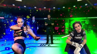 PS4  Zusje Smogulecka vs Ronda Rousey EA Sports UFS 4 [upl. by Marjie]