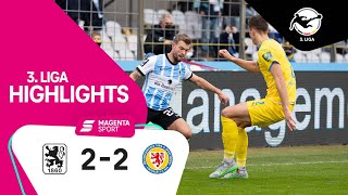 TSV 1860 München  Eintracht Braunschweig  Highlights 3 Liga 2122 [upl. by Netsrik]