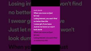 Shiloh dynasty amp cubox  losing interest Lyrics spotify version [upl. by Ellerrehs245]