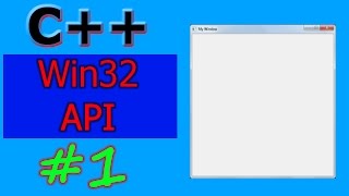 Windows GUI Programming with CC  Win32 API   Part 1  Creating a window [upl. by Anos]