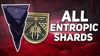 All 9 Entropic Shard Locations  Destiny 2 Beyond Light Splintered Title amp Aspect Quest Guide [upl. by Lemal]