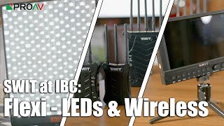 Flexible LEDs amp Affordable Wireless  SWIT IBC Preview [upl. by Dowzall]