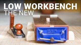 The Low Workbench 20  A Mini Woodworking Bench with Lots of Features [upl. by Rust366]